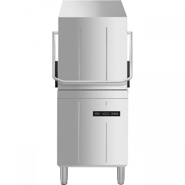 Smeg SPH505SL Haubengeschirrspülmaschine mit Enthärter